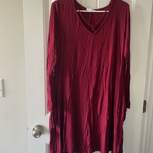 Wine dress